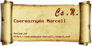 Cseresznyés Marcell névjegykártya